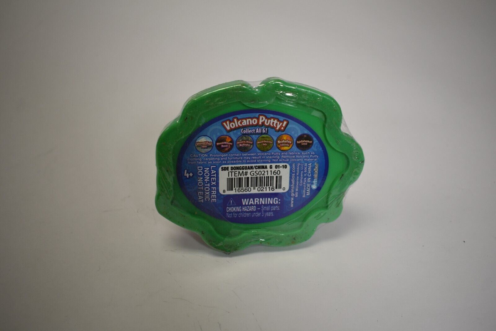 Volcano Putty Slime GS021160 Mount Vesuvius Italy 5 oz Collectible Latex Free