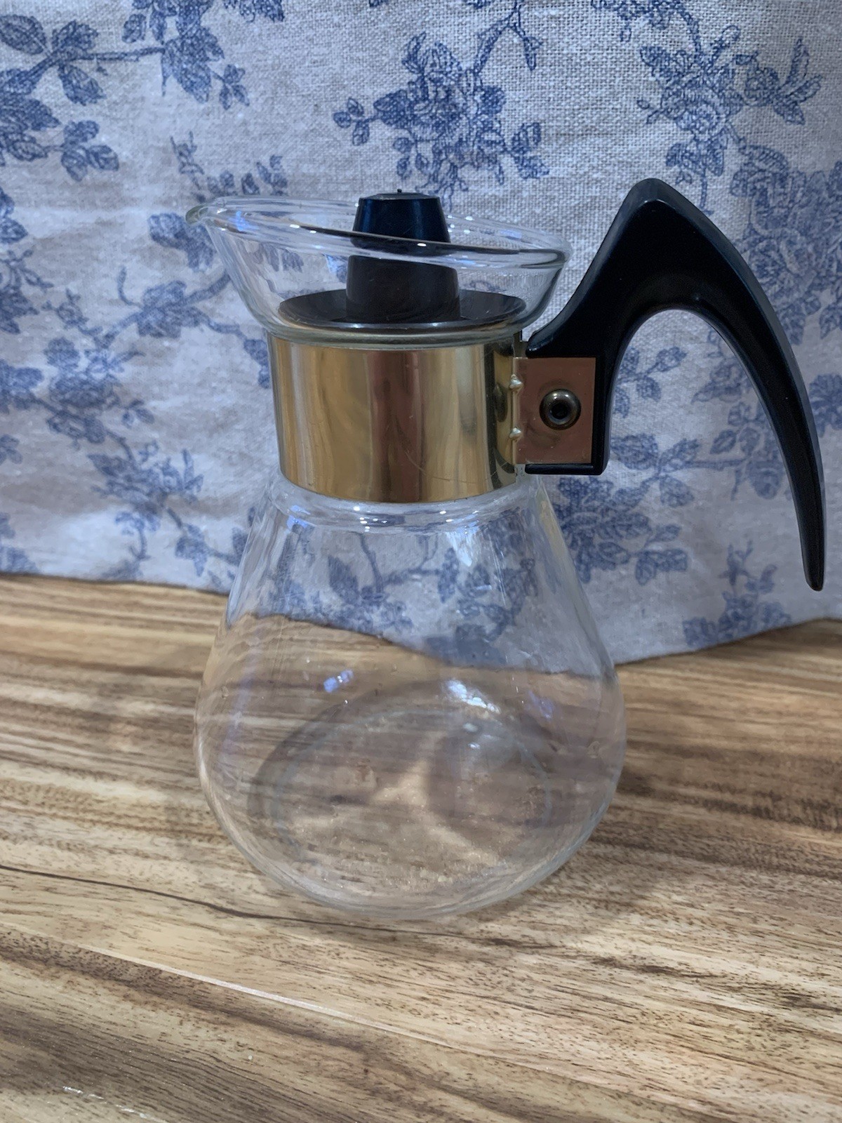 Vintage 1960s Corning Heat Proof Mini Glass Coffee/ Tea Carafe