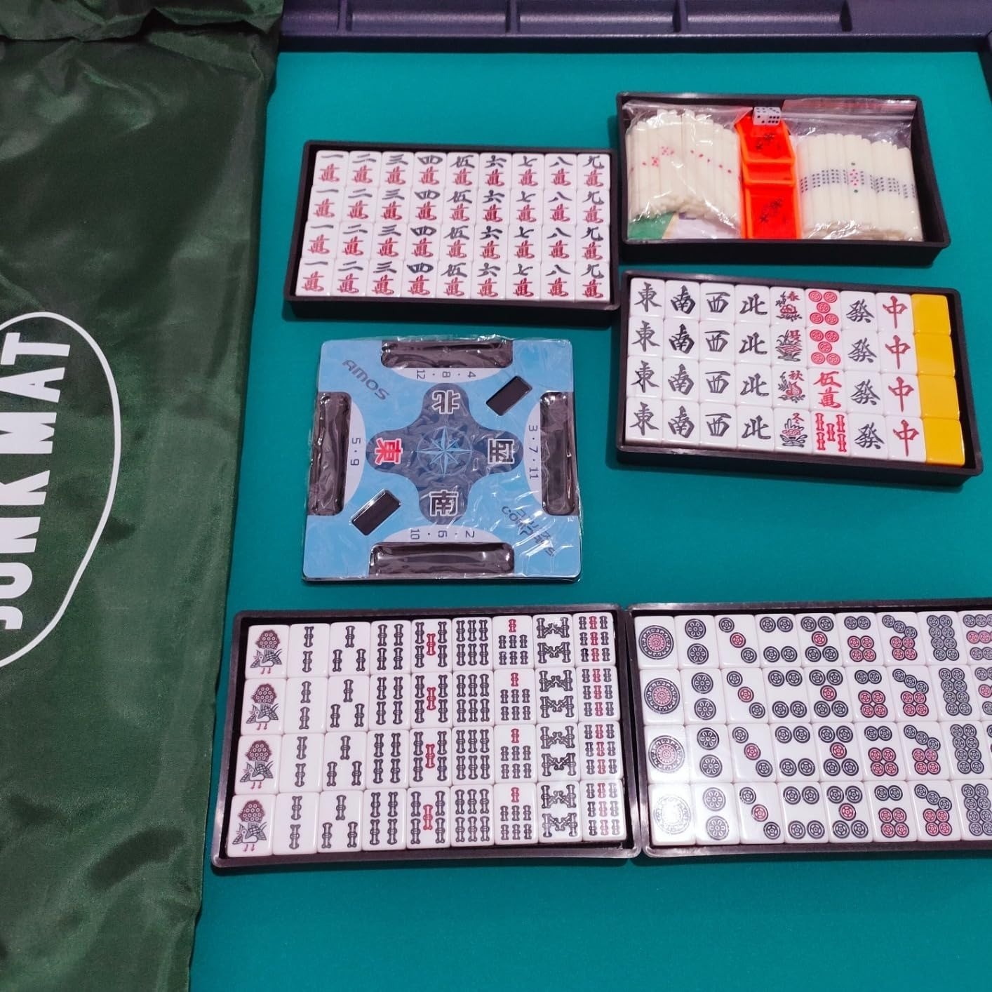 Japanese Mahjong Set Junk Mat Prime Gear Taiyo Giken Japan NEW