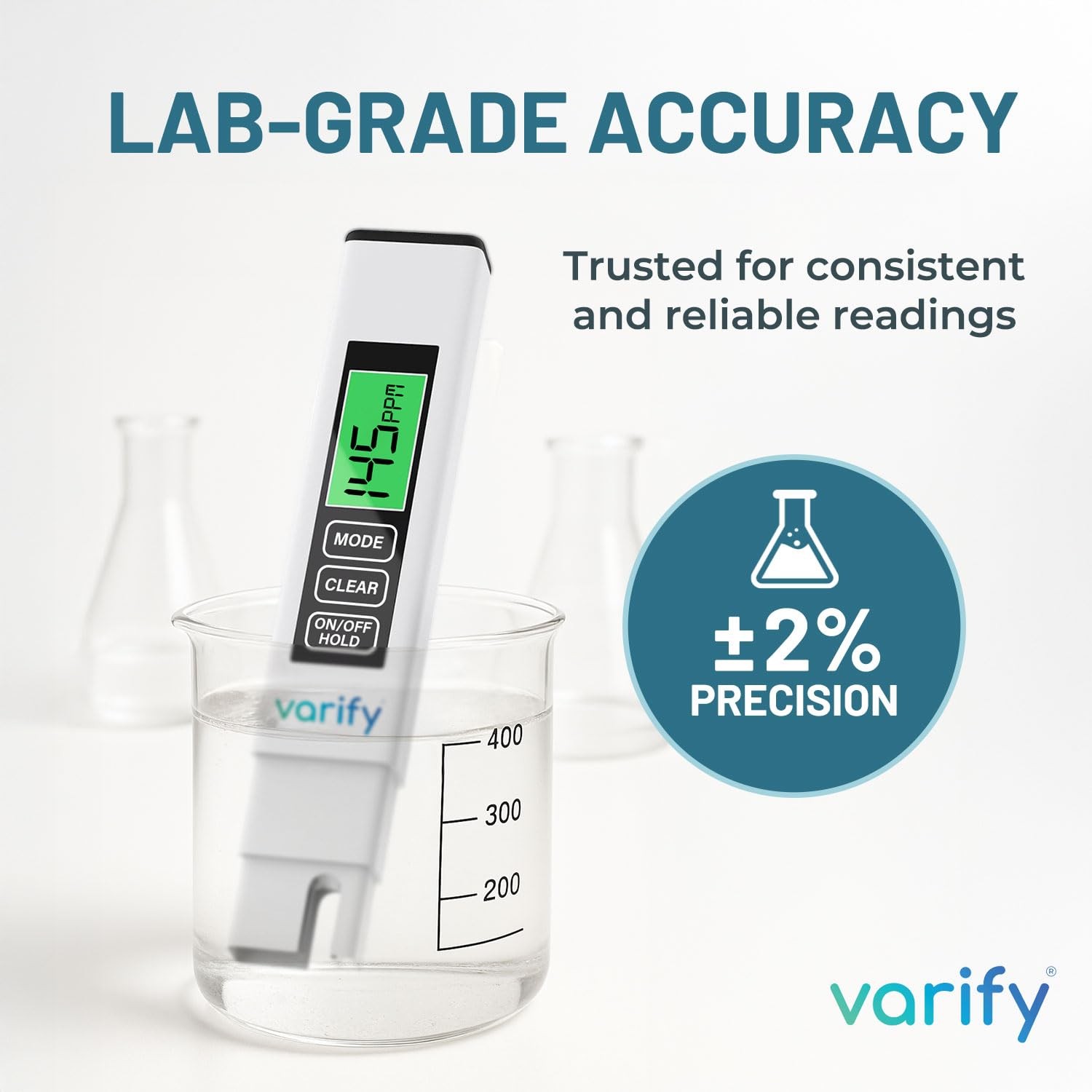 Instant 4-in-1 TDS Meter Digital Water Tester for Drinking Water | Accurate