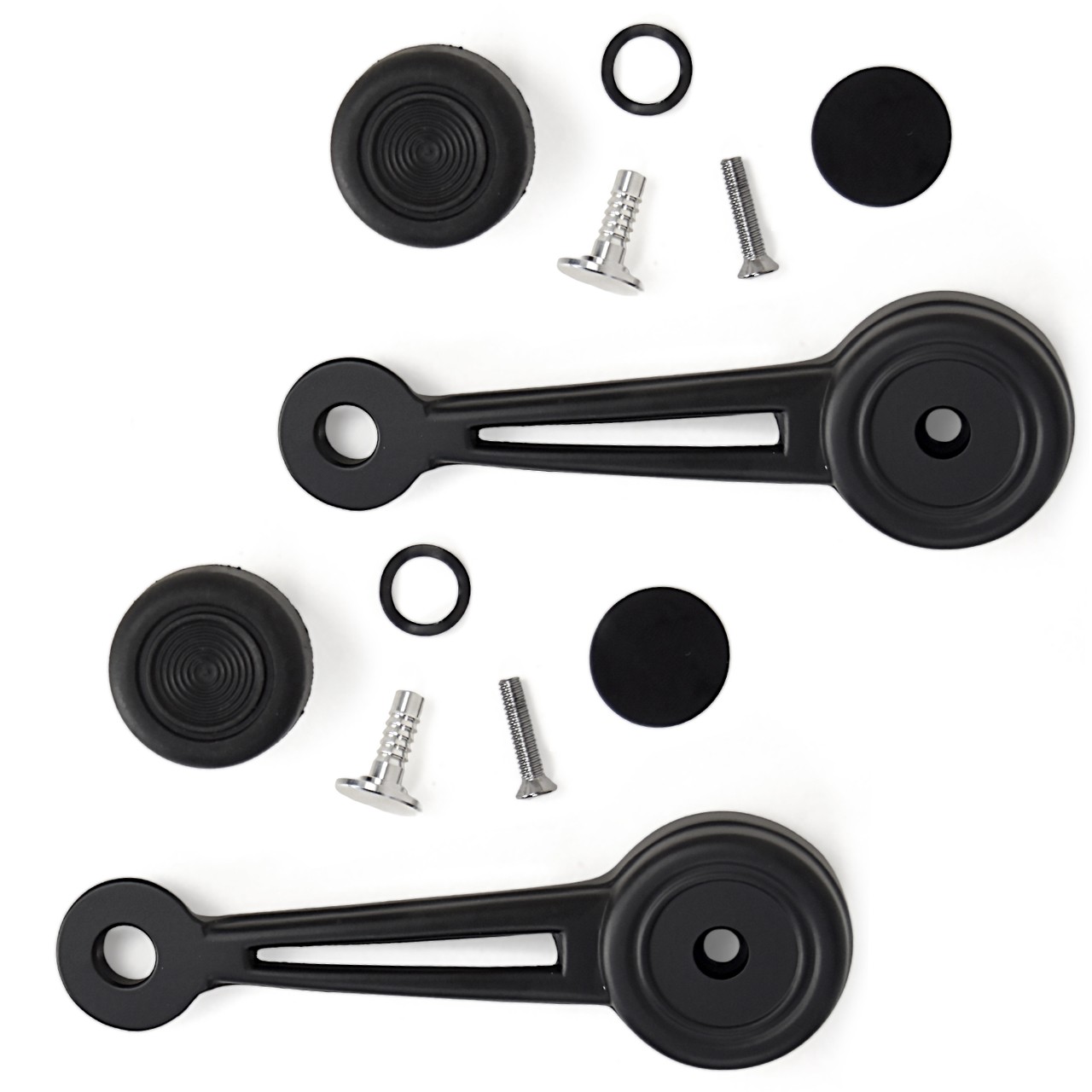 Black Door/Quarter Window Handle PAIR 1968-1969 Mustang