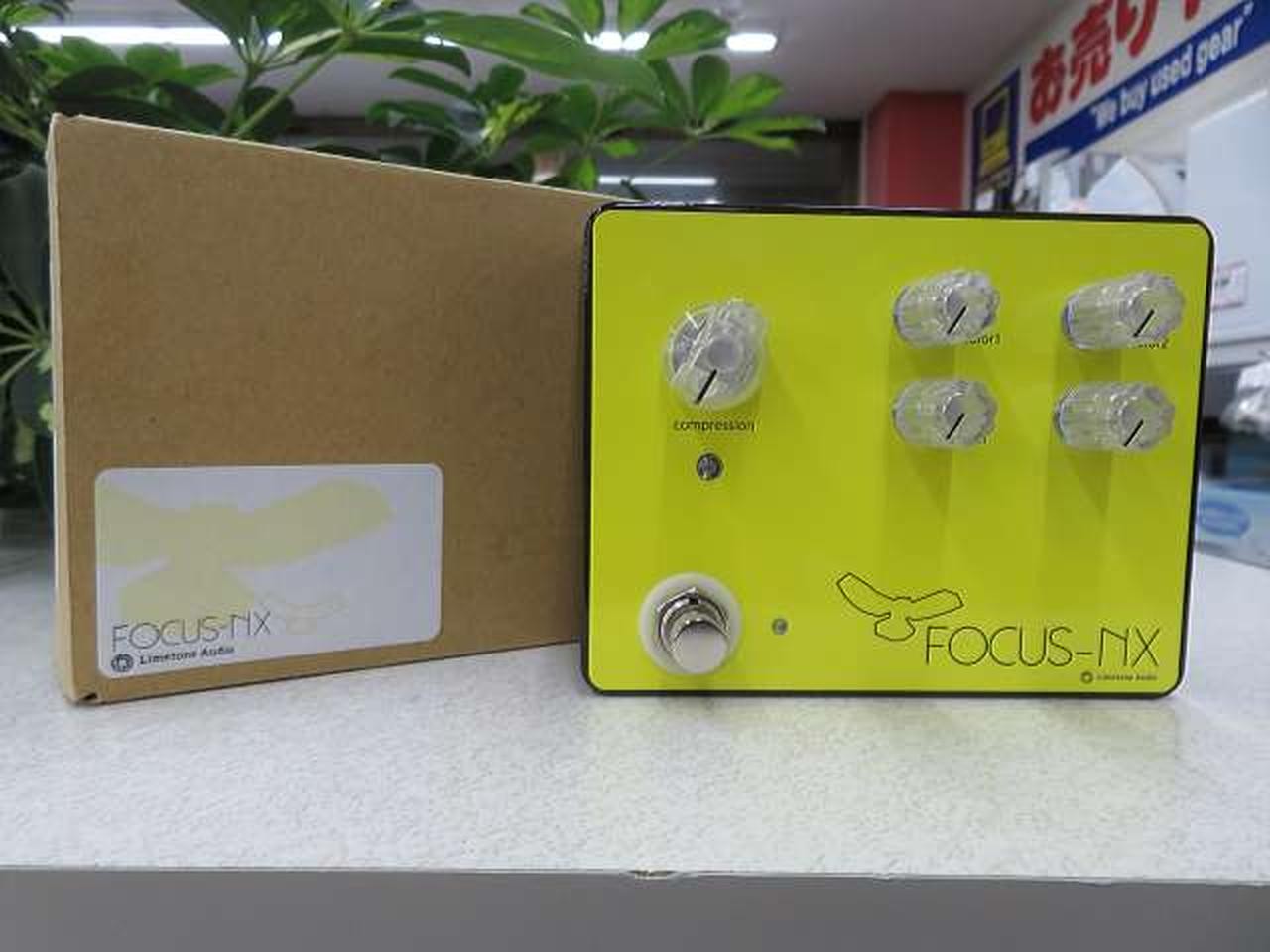 LIMETONE AUDIO Focus-NX Compressor Guitar Pedal with Boost & EQ, Used