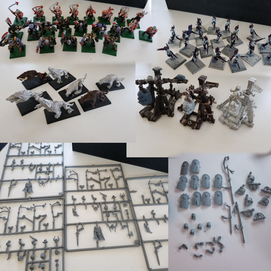 Warhammer Fantasy OLDhammer OOP Chaos/Ogres/Tomb Kings- Sprues/Models Read Desc!