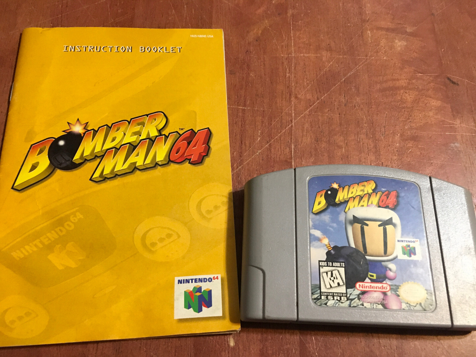 Boomber Man 64 w/manual Authentic Nintendo 64