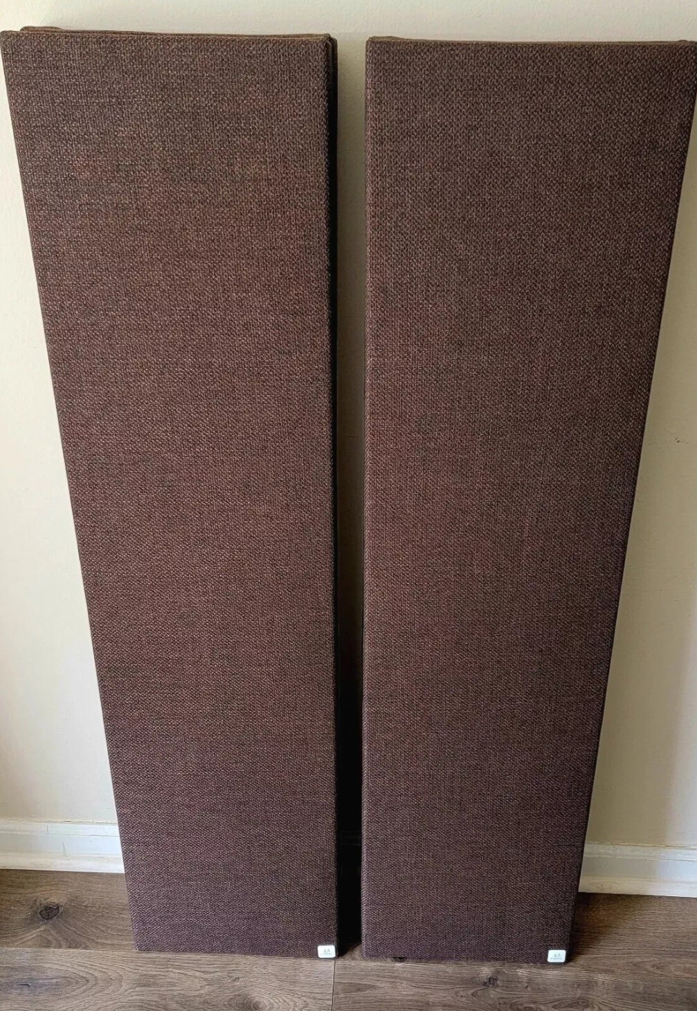 6 Sound Absorbing Acoustic Wall Panels in Brown - SET of 6