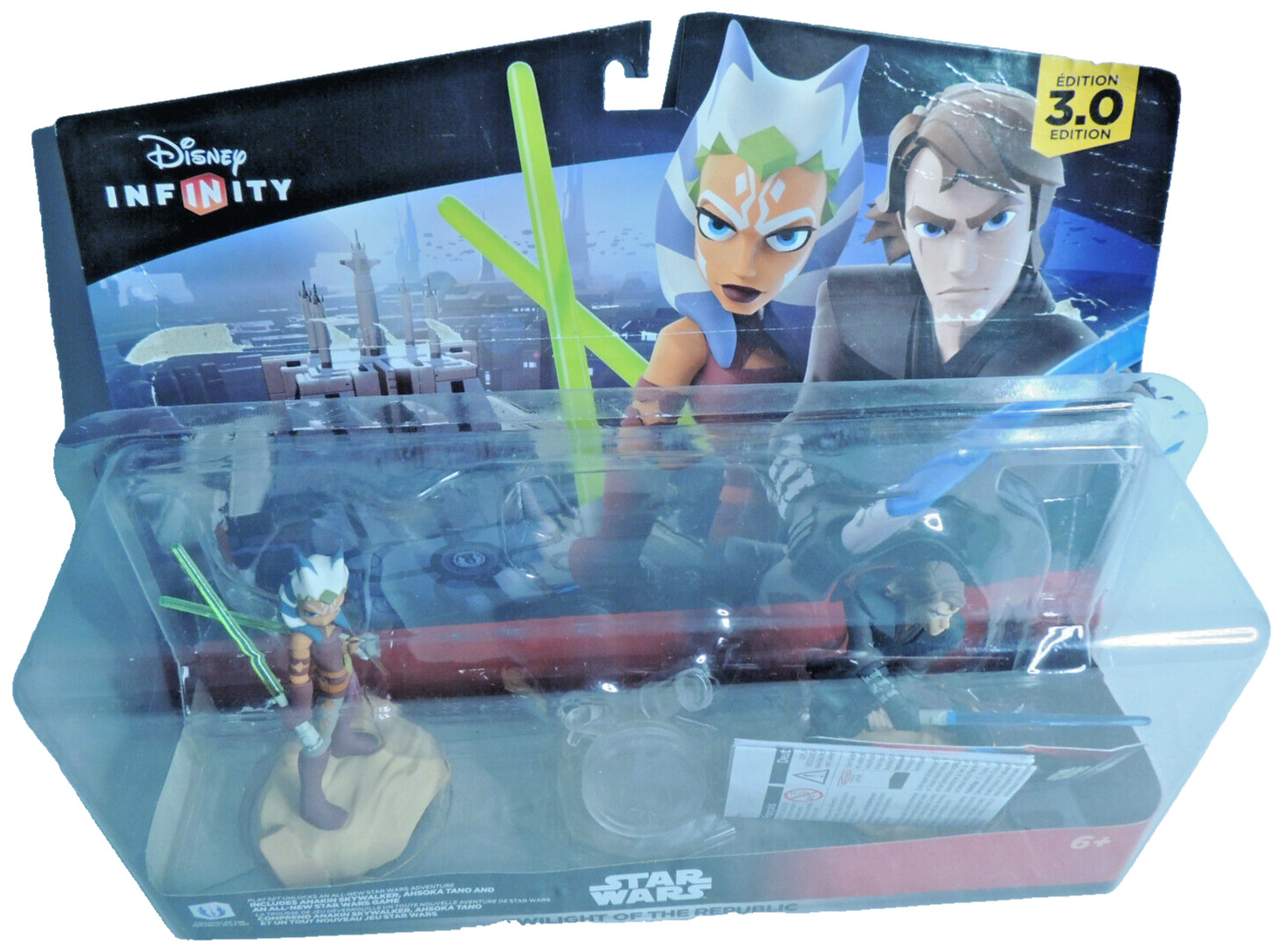 Star Wars Disney Infinity 3.0 AHSOKA & ANAKIN Twilight of the Republic Play Set