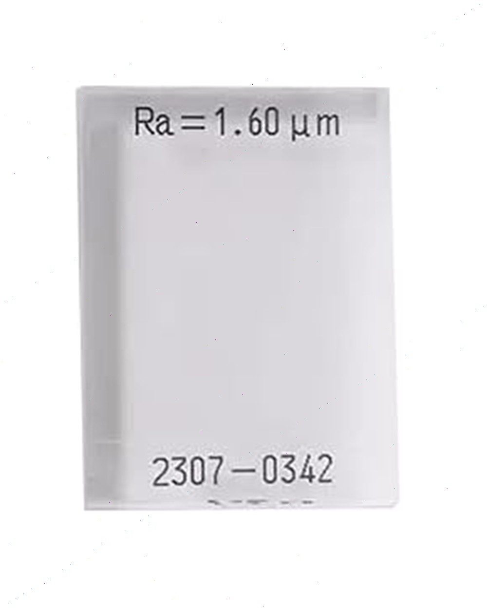 Surface Roughness Tester Sample Block Multi-Engraved Lines Square Wave RA 1.6μm