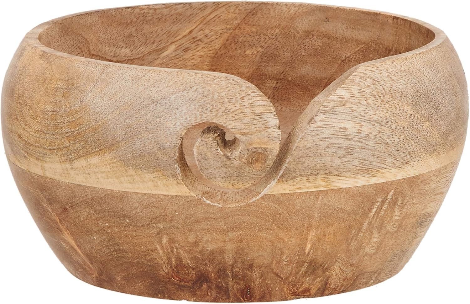 Yarn Storage Wooden Yarn Bowl Knitting Bowl Large Crochet Yarn Holder Gifts f...
