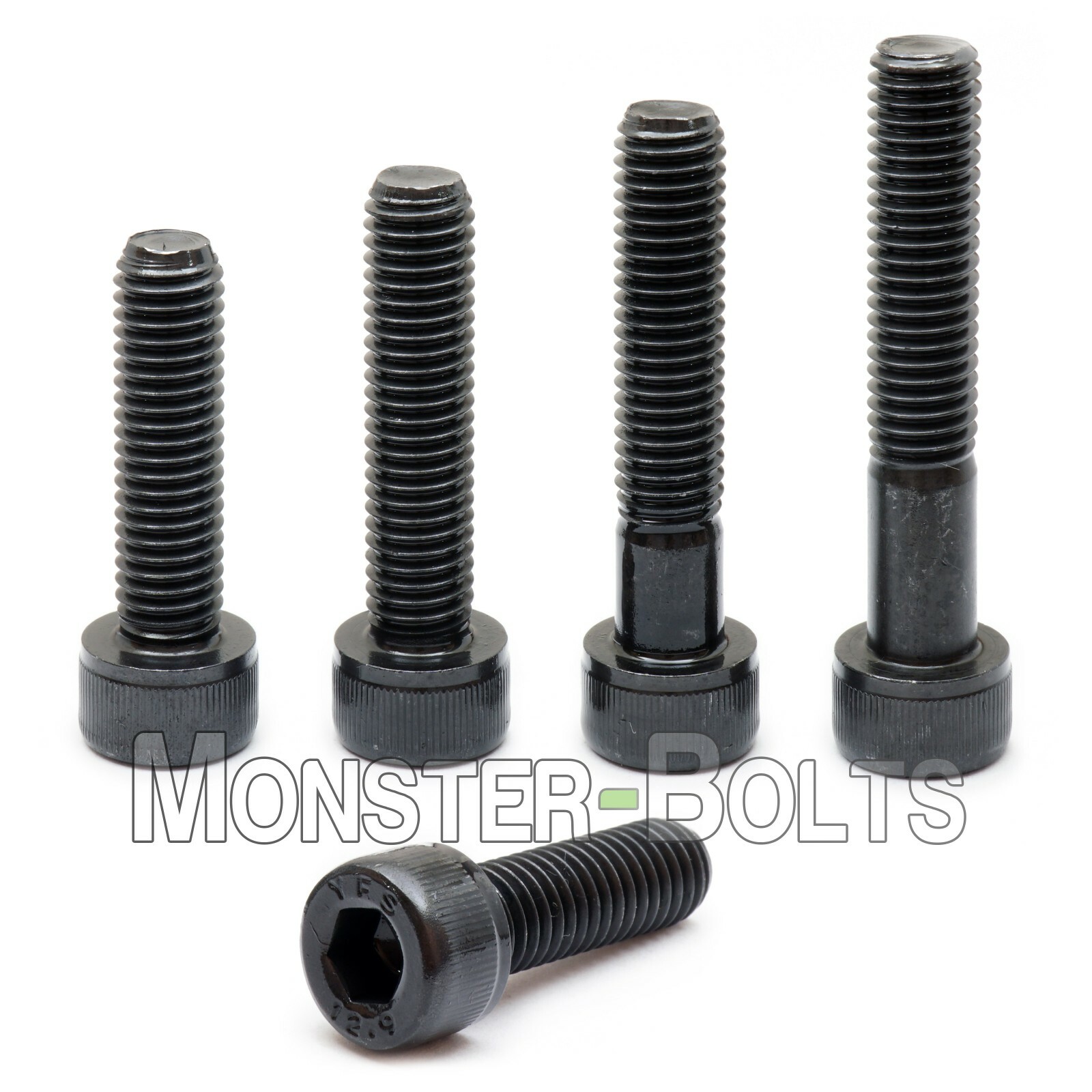#5-40 Socket Head Cap Screws, Alloy Steel w/ Black Oxide, US SAE Coarse Thread