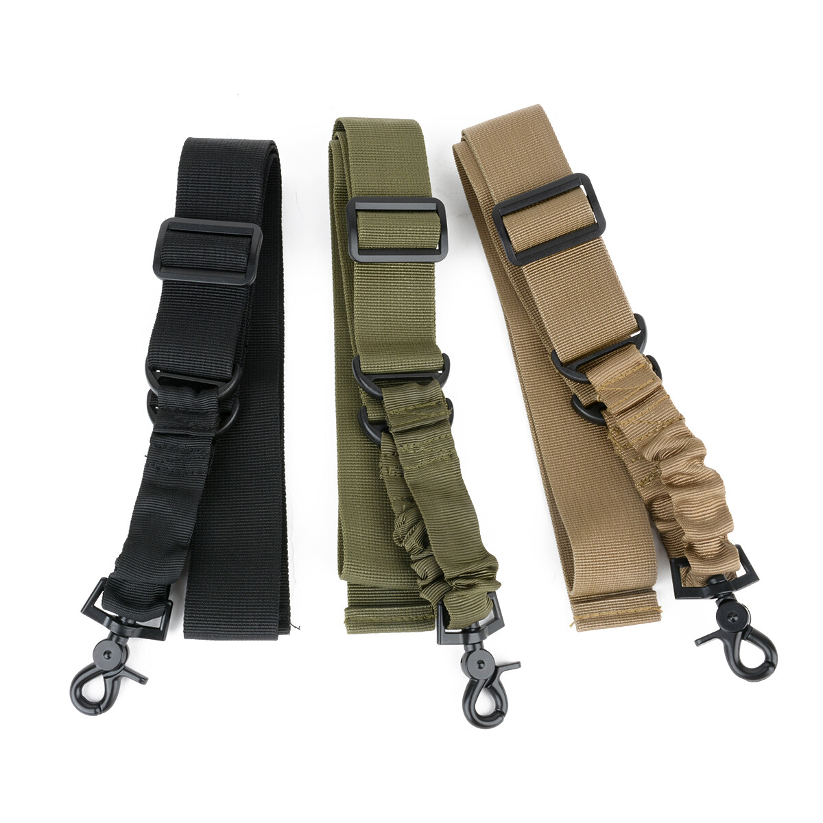 Airsoft Hunting Single 1 Point Bungee Rifle Gun Sling Strap System Adjustable