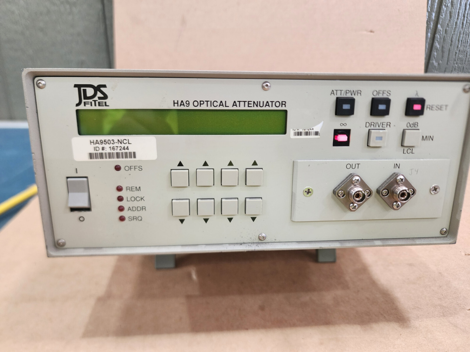 JDS Fitel HA9 Optical Attenuator READ!