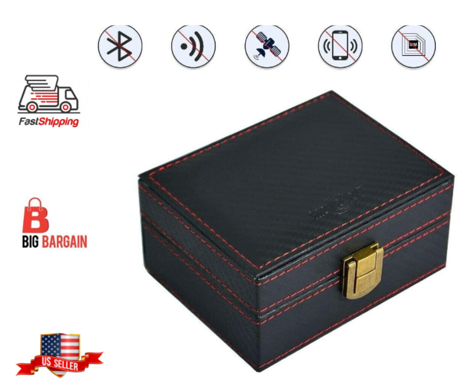 Signal Blocker Box Car Keys Fob RFID Security Anti Theft Safe Faraday Keyless