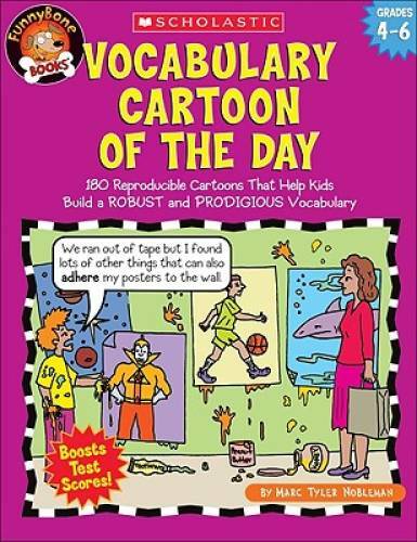 Vocabulary Cartoon Of The Day: 180 Reproducible Cartoons That Help Kids B - GOOD