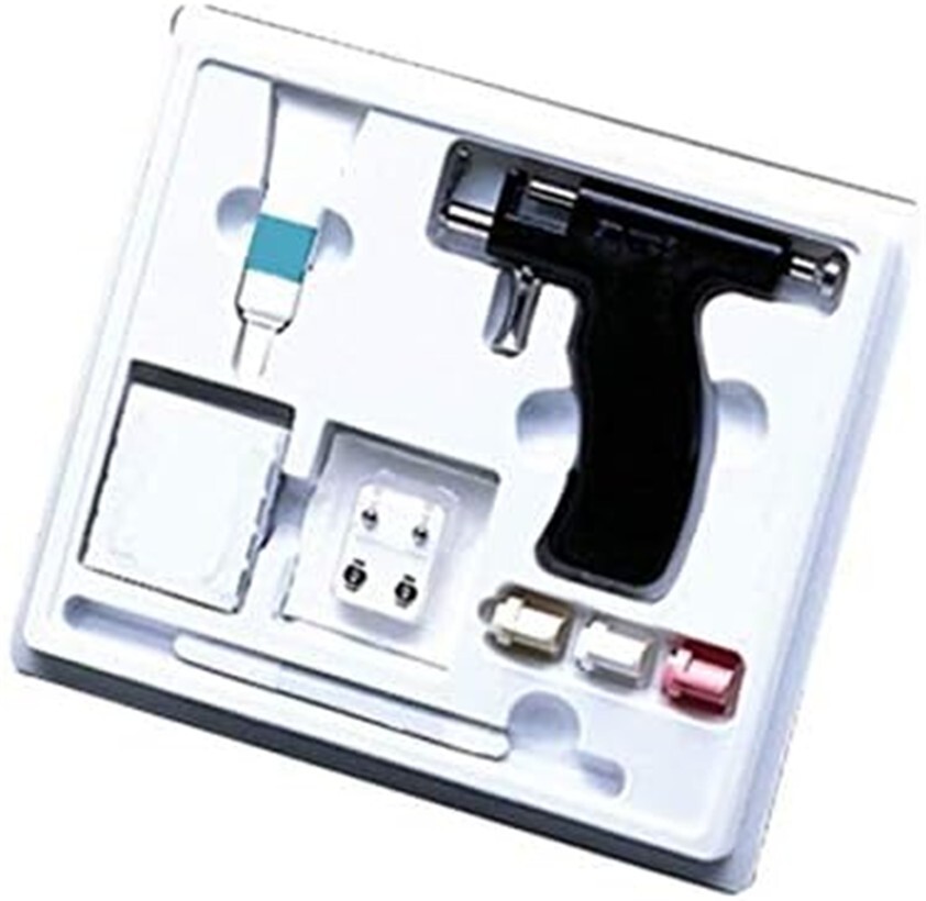 Studex Universal Ear Piercing Gun Kit with 24 Pairs of CZ Earring Studs