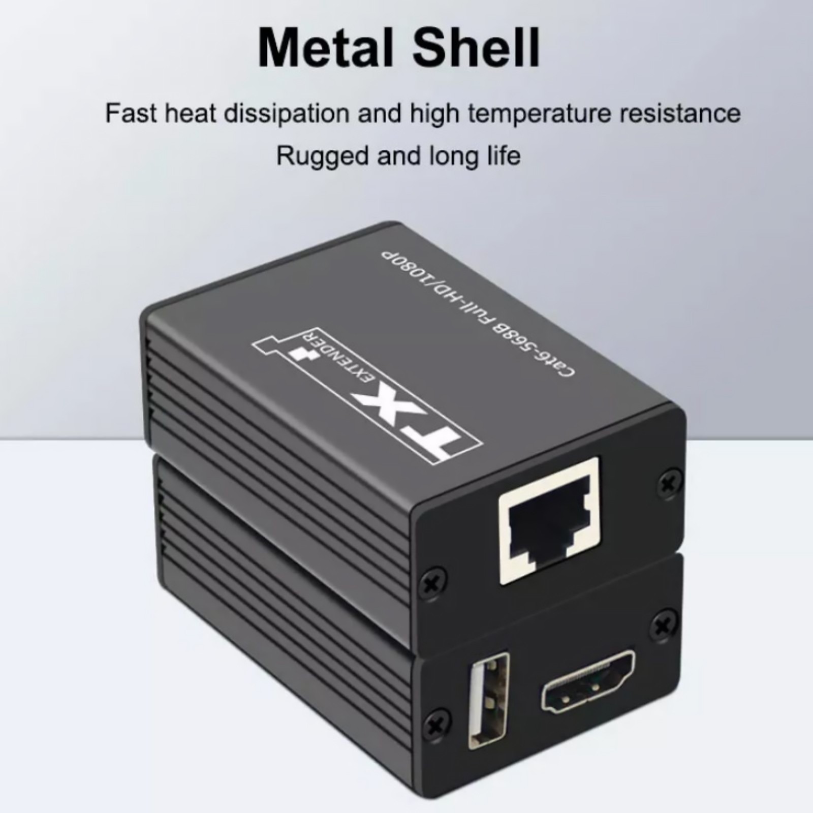New USB KVM HDMI Extender RJ45 Cat6 Ethernet Network Cable For DVR NVR Recorder