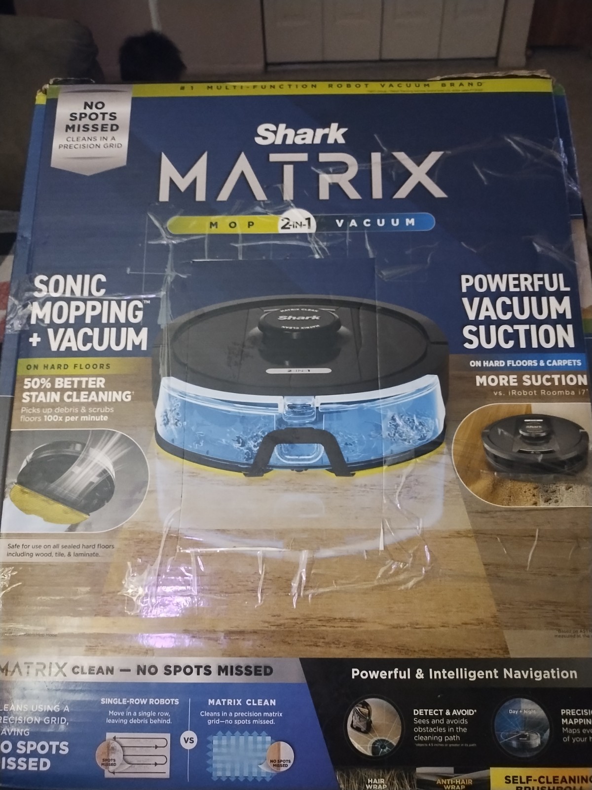 Shark Matrix UR2450WD Robot Vacuum Self-Empty XL| Open Box Never Used | Complete