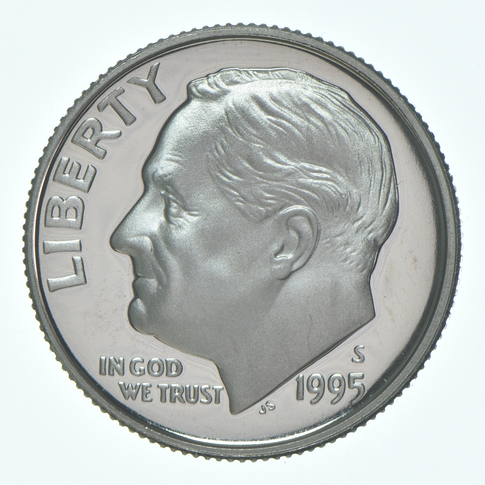 1995-S Roosevelt Dime CLAD Proof