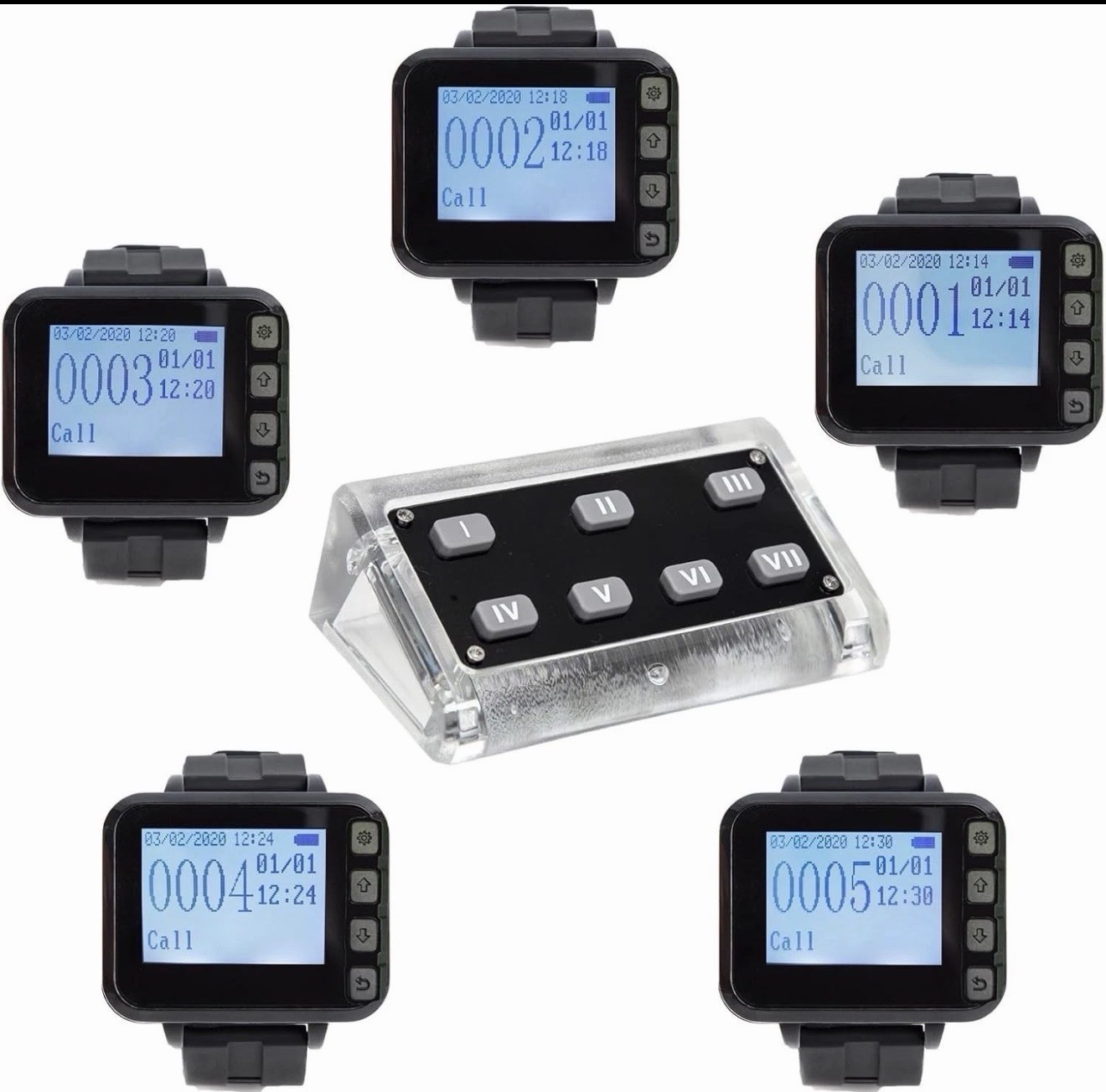 Restaurant Server Buzzer Pager System Waterproof Waitress Calling System Chef