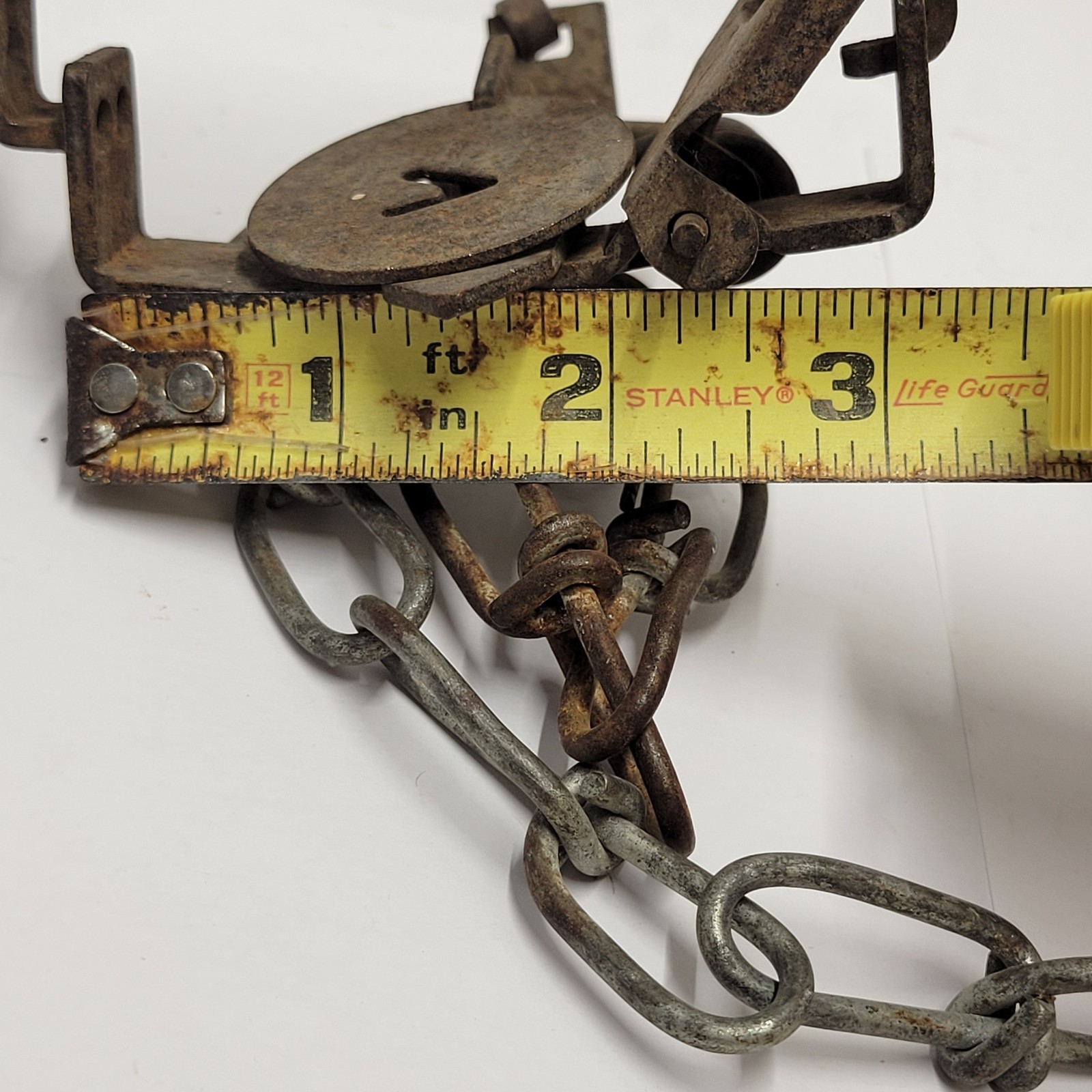 Vintage Steel Foot Traps. Coil Spring - Working Condition