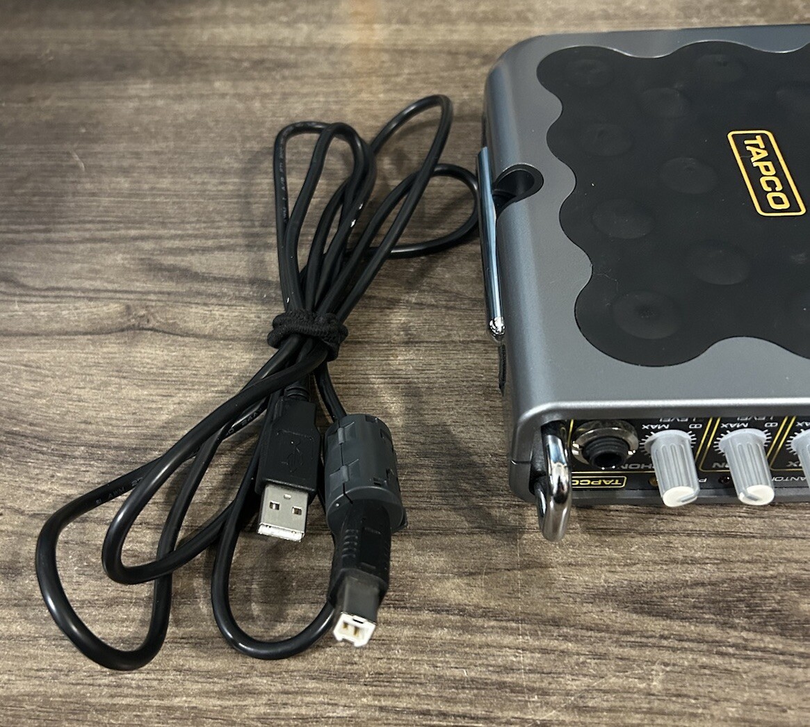 TAPCO Link Firewire 4x6 audio interface 2 Inputs, Fully Tested With Power Supply