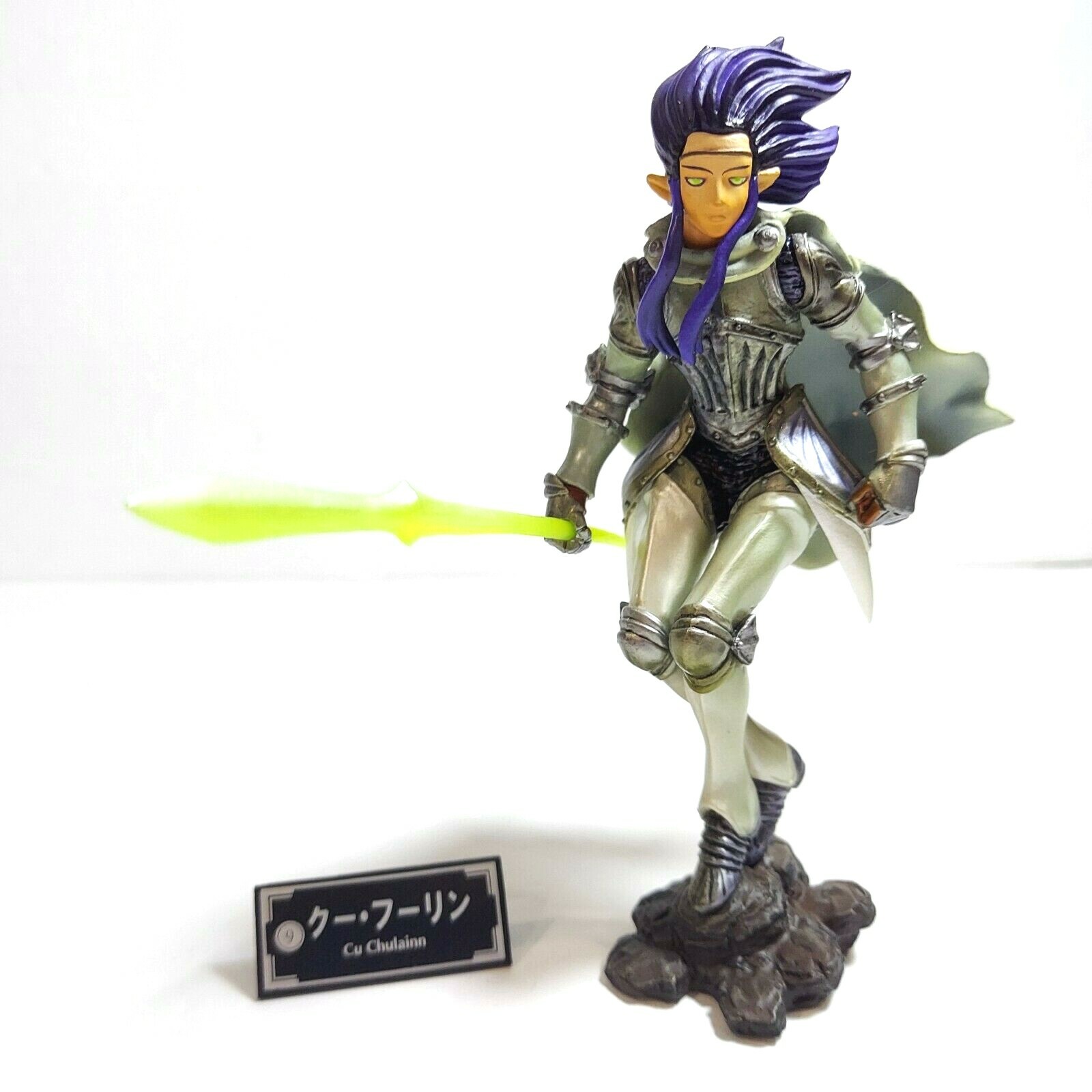 Shin Megami Tensei Akuma Shokanroku 4.5" Cu Chulainn Figure One Coin Atlus