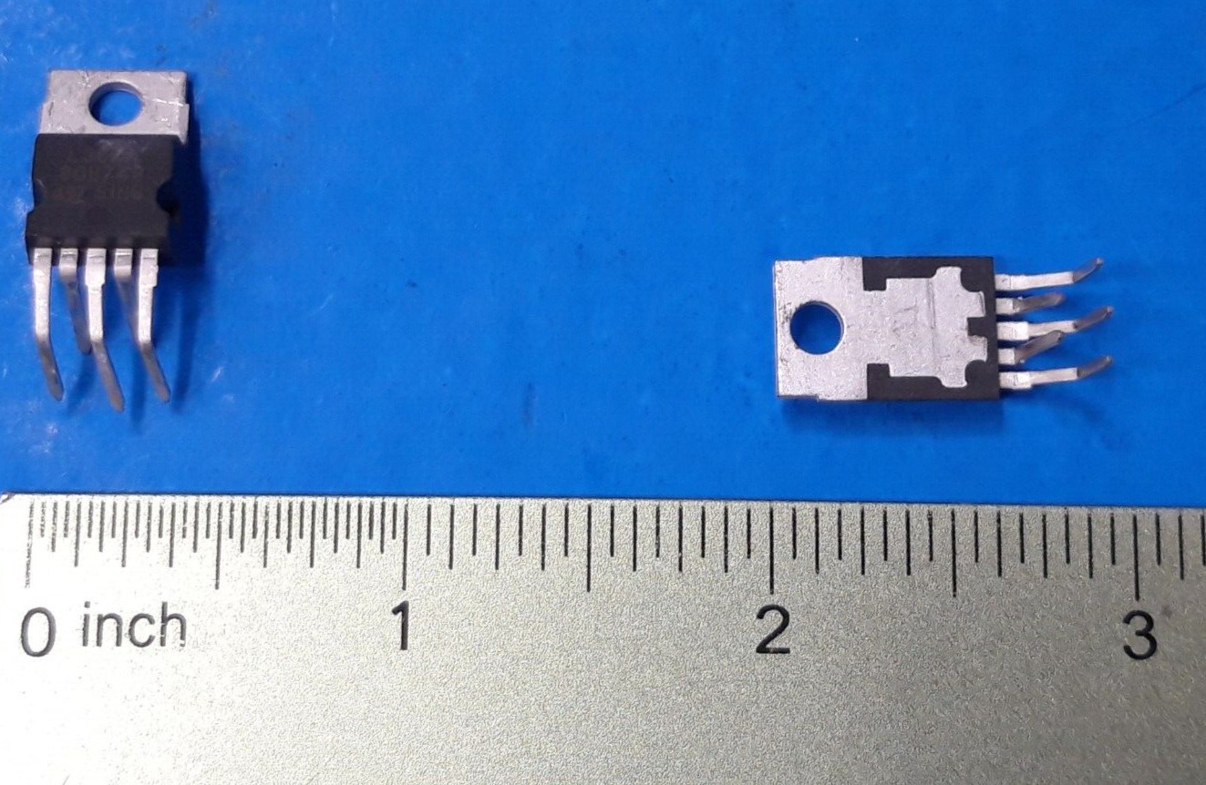 (2PCs)Regulator IC, L387AH, STMicroelectroni,Positive,1 Output 500mA 5-PENTAWATT