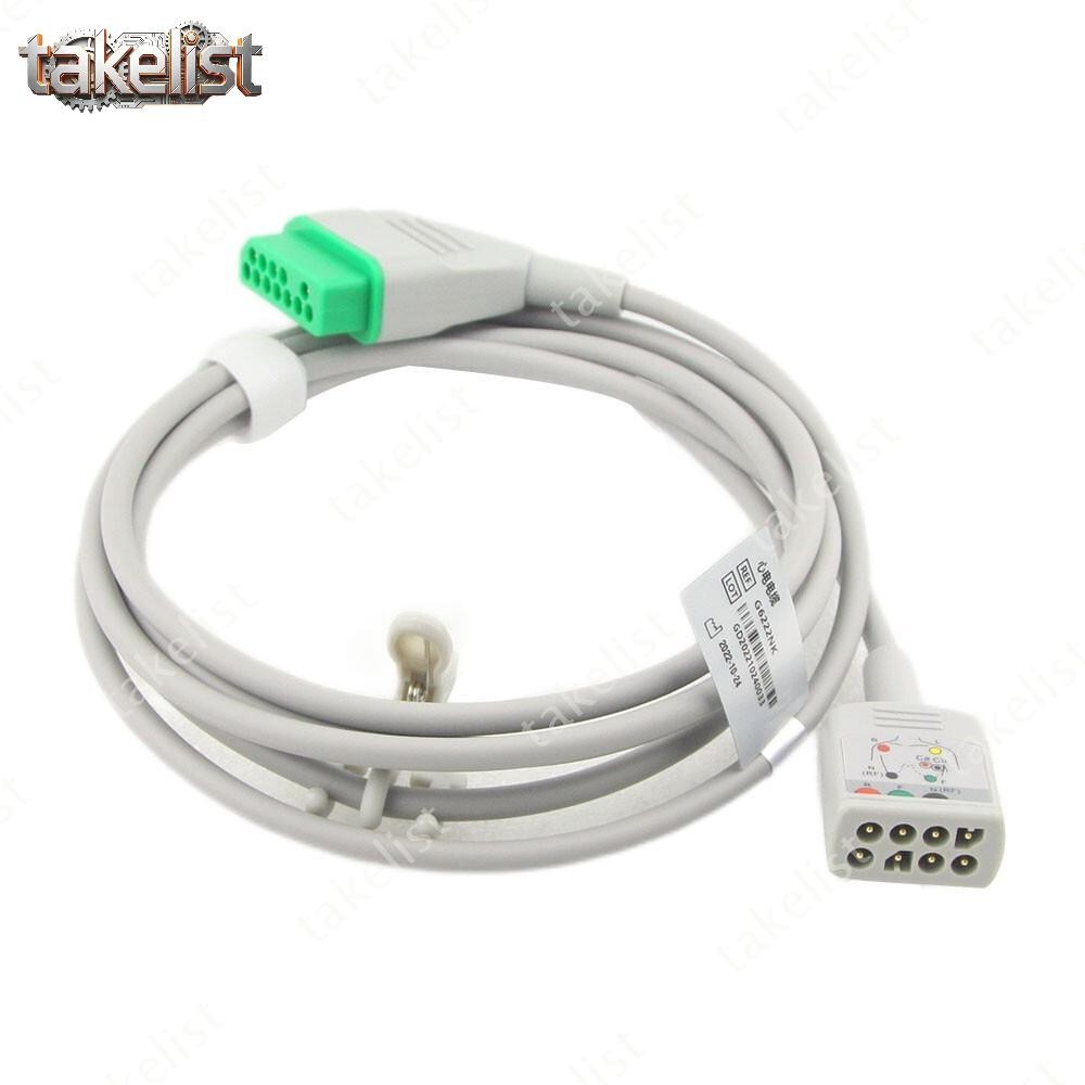 For Nihon Kohden JC-906P 6 Lead ECG Trunk Cable  Compatible IEC G6222NK