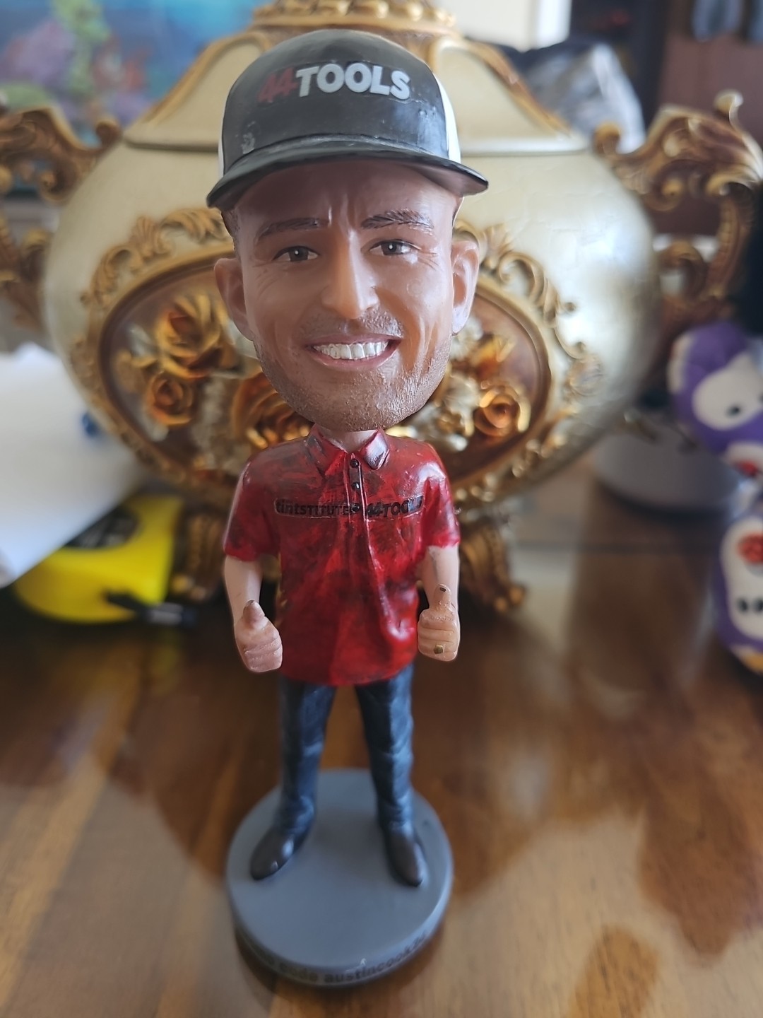 Bobblehead 44Tools Promotion. Water Bottle Size. Excellent Condition head works