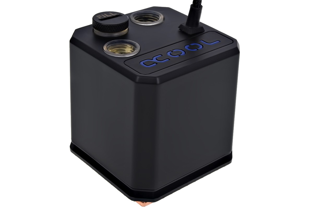 Alphacool Eisbaer (Solo) CPU Water Block and Pump, Black