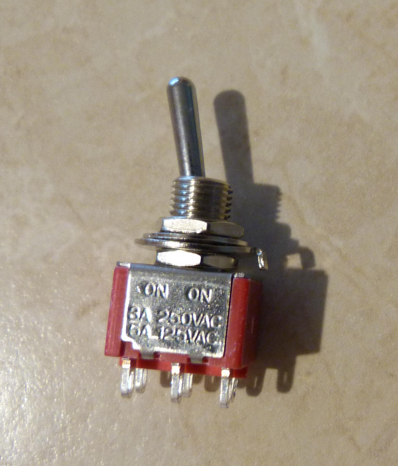 Salecom T80-T DPDT Mini Toggle Switch - 2 positions On On