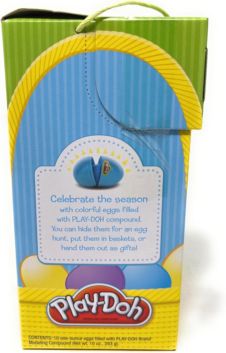 PLAY-DOH SPRING EASTER EGGS, 10 EGGS WITH SURPRISE COLORS INSIDE NIB