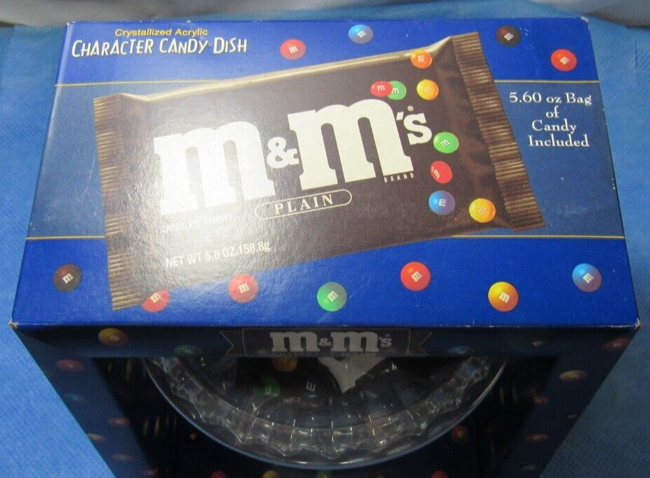 M&M's Character Candy Dish Candy Dispenser New In Box