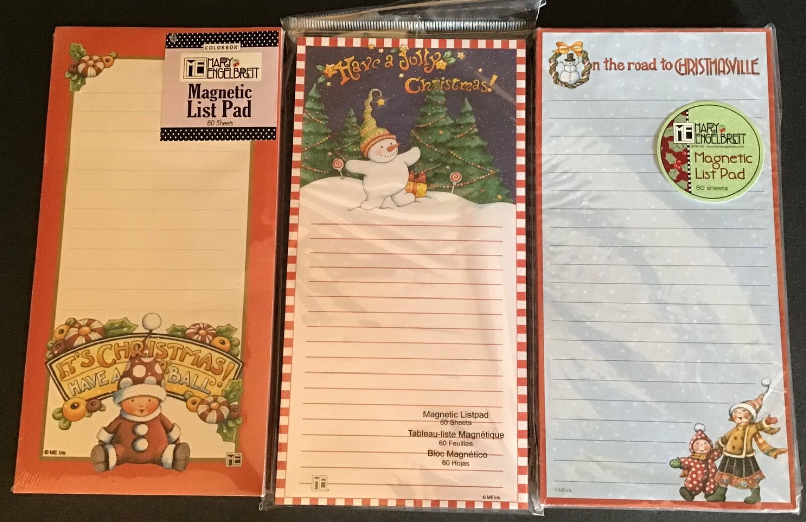Mary Engelbreit Christmas Magnetic List Pads