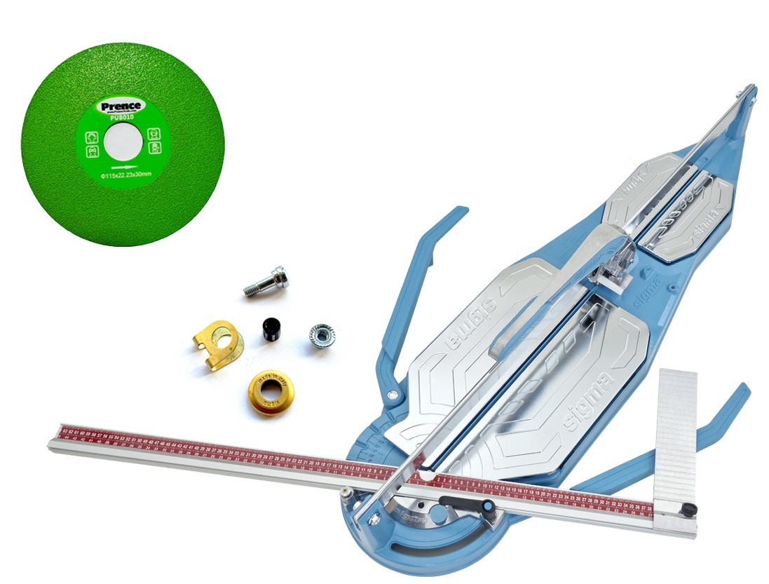 SIGMA 4DN 37" Tile Cutter +Extra Scoring Wheel & 4.5" Multi Blade SHIPS FROM USA
