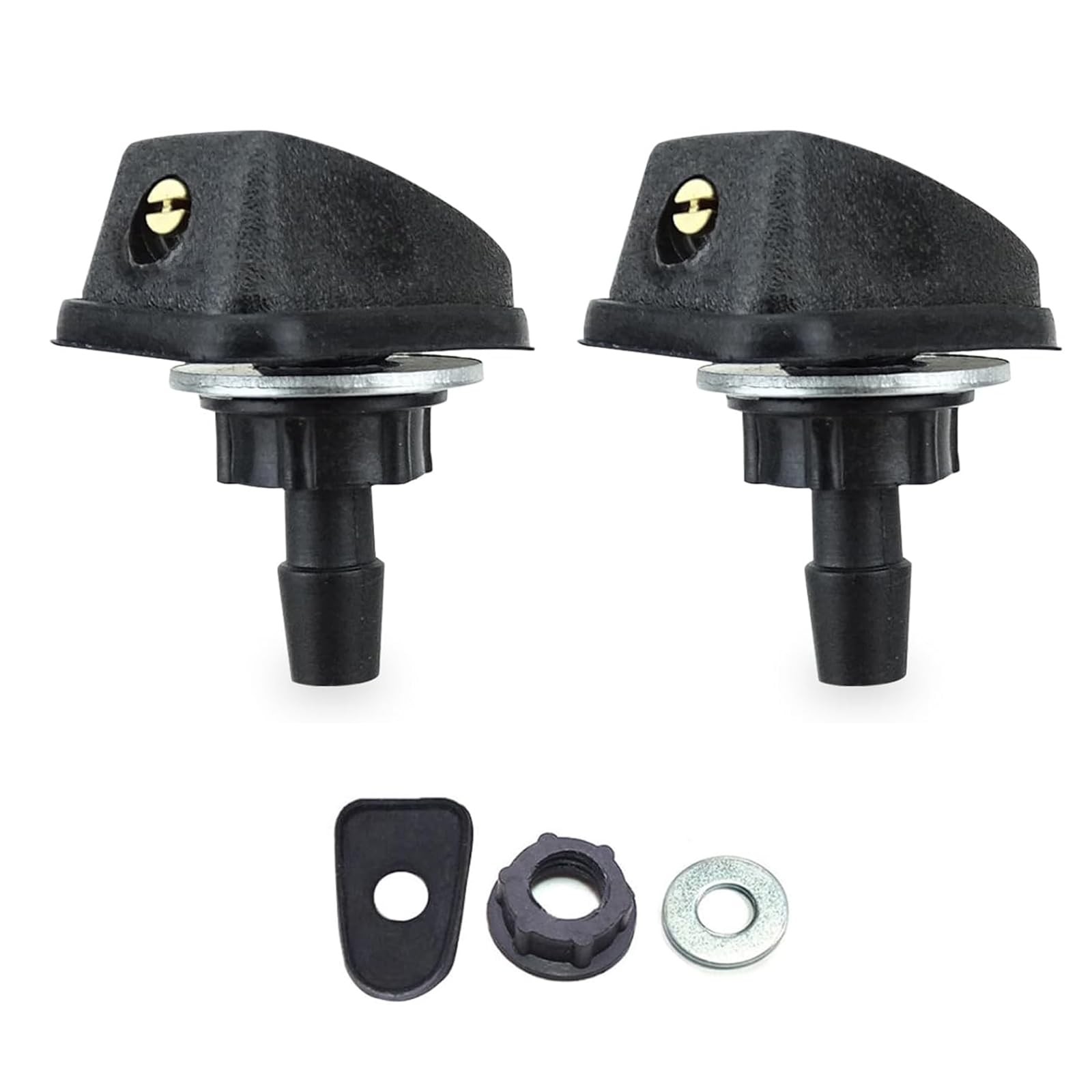 2PCS Car Front Windshield Washer Nozzles, Compatible with Chrysler, Dodge, Jeep,