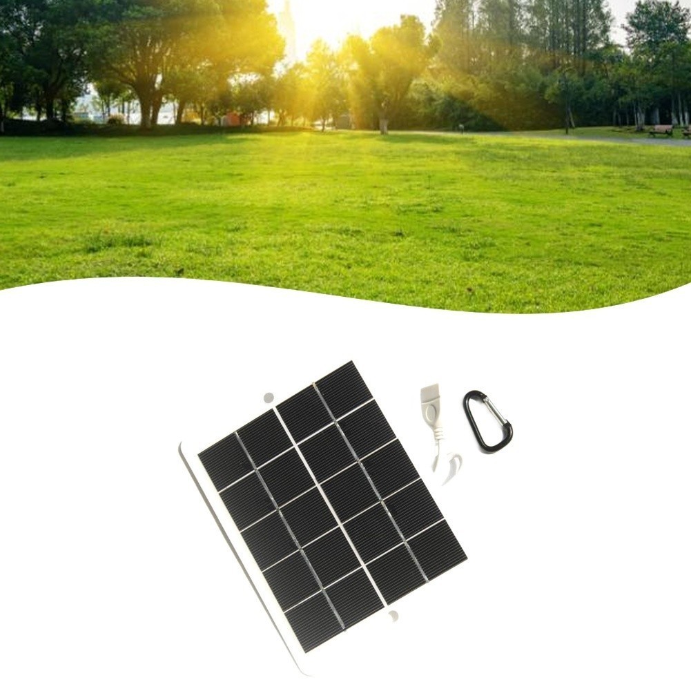 3W 5V Portable Solar Panel Charger USB Output for Outdoor Activities Hiking