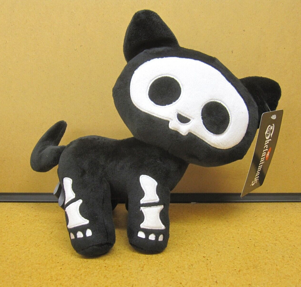 Skelanimals Deluxe Walking Kit the Cat 8 Inch Plush - New with Tags - Instock