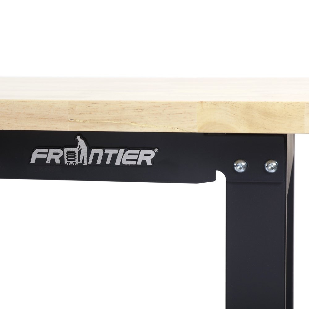 GARAGE WORKBENCH 4-Ft Table Heavy-Duty Adjustable Height Steel Frame