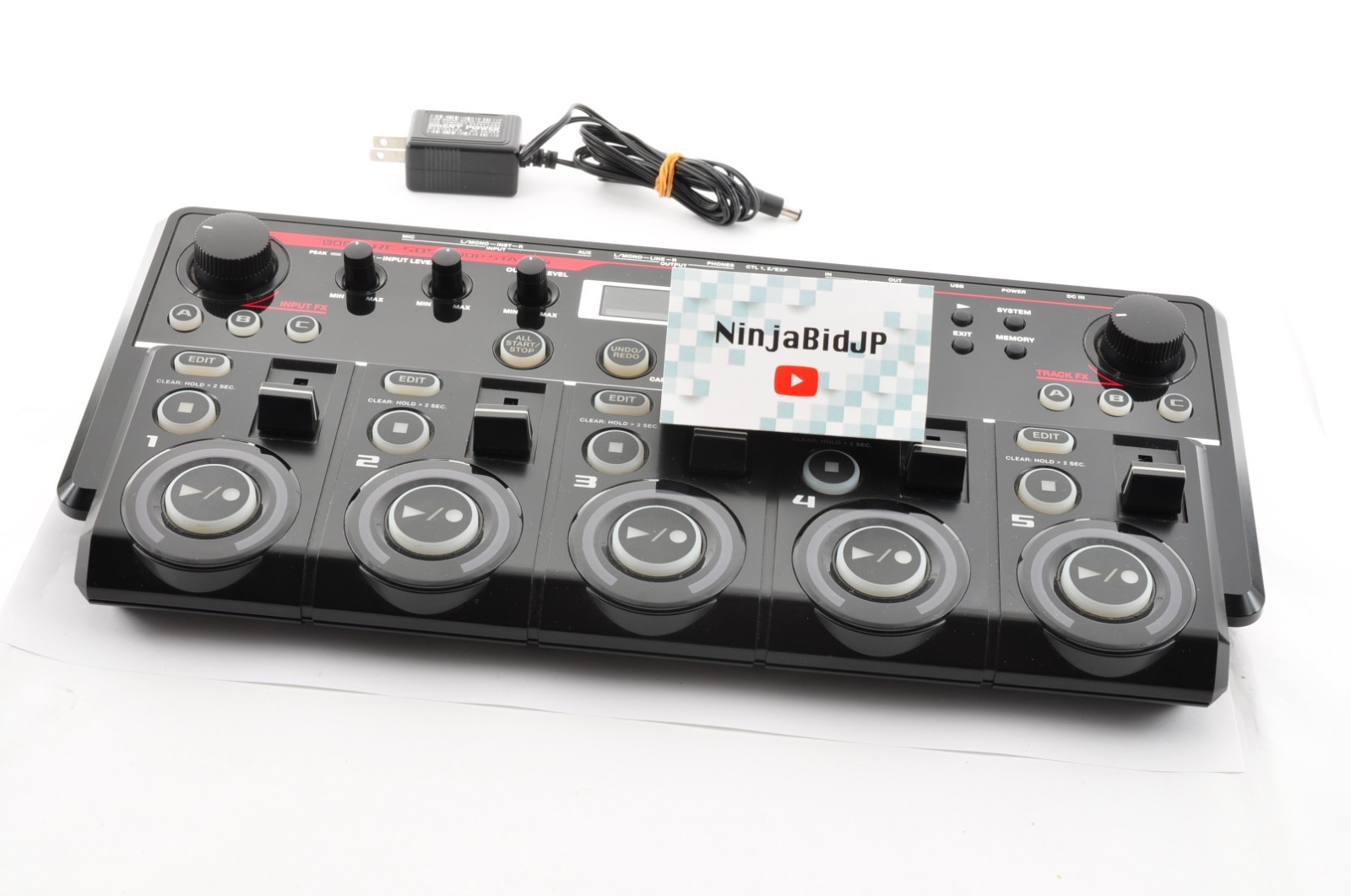 BOSS RC-505 Loop Station Looper Phrase Recorder Z1D2541 With AC Adapter Tested