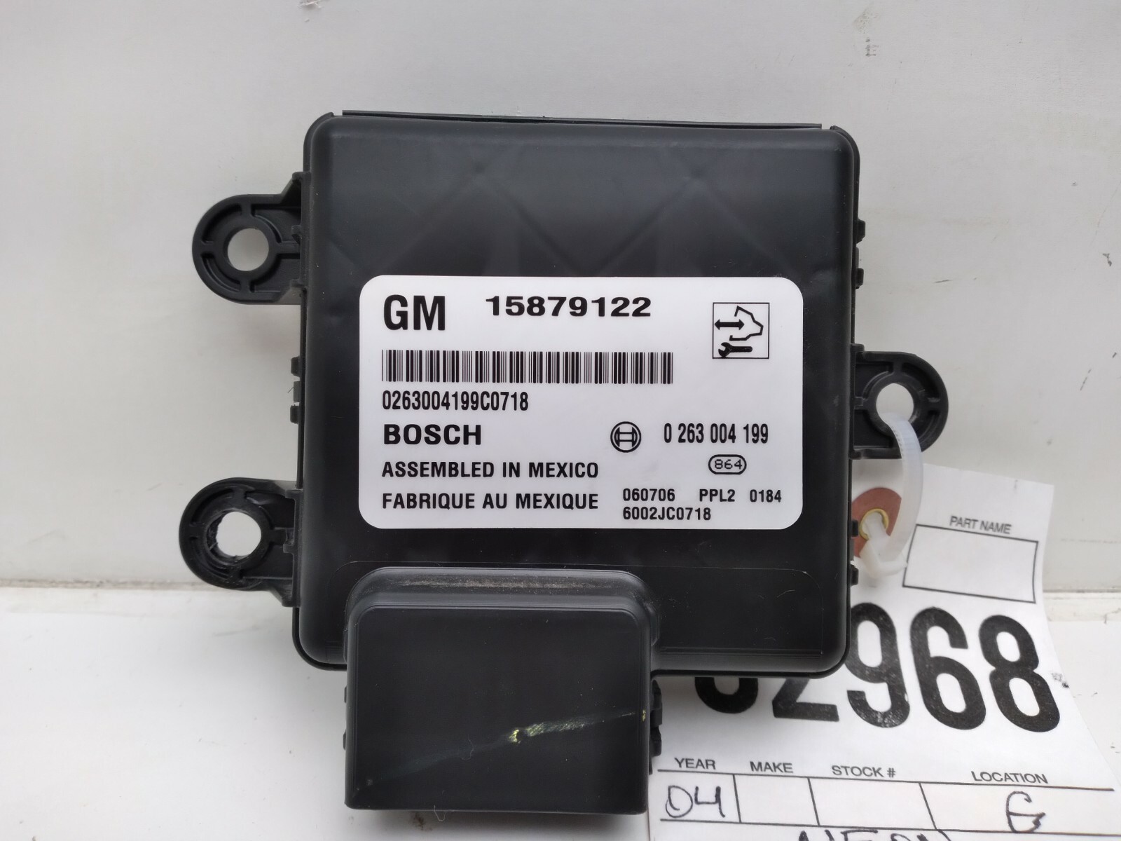 2004-2009 SRX DRIVER ASSIST ECU ECM COMPUTER REAR PARK ASSIST