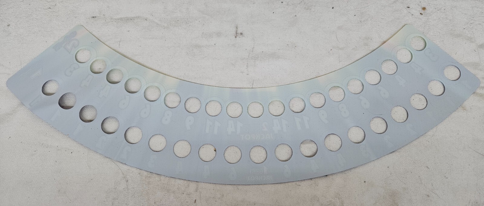 Sega MONOPOLY Arcade Ticket Redemption Game Light Bulb Panel OVERLAY Style 2