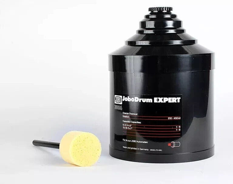USED Jobo 3006 Expert Drum (for up to 6 sheets of 4X5 or 5X7) with Foot Pump