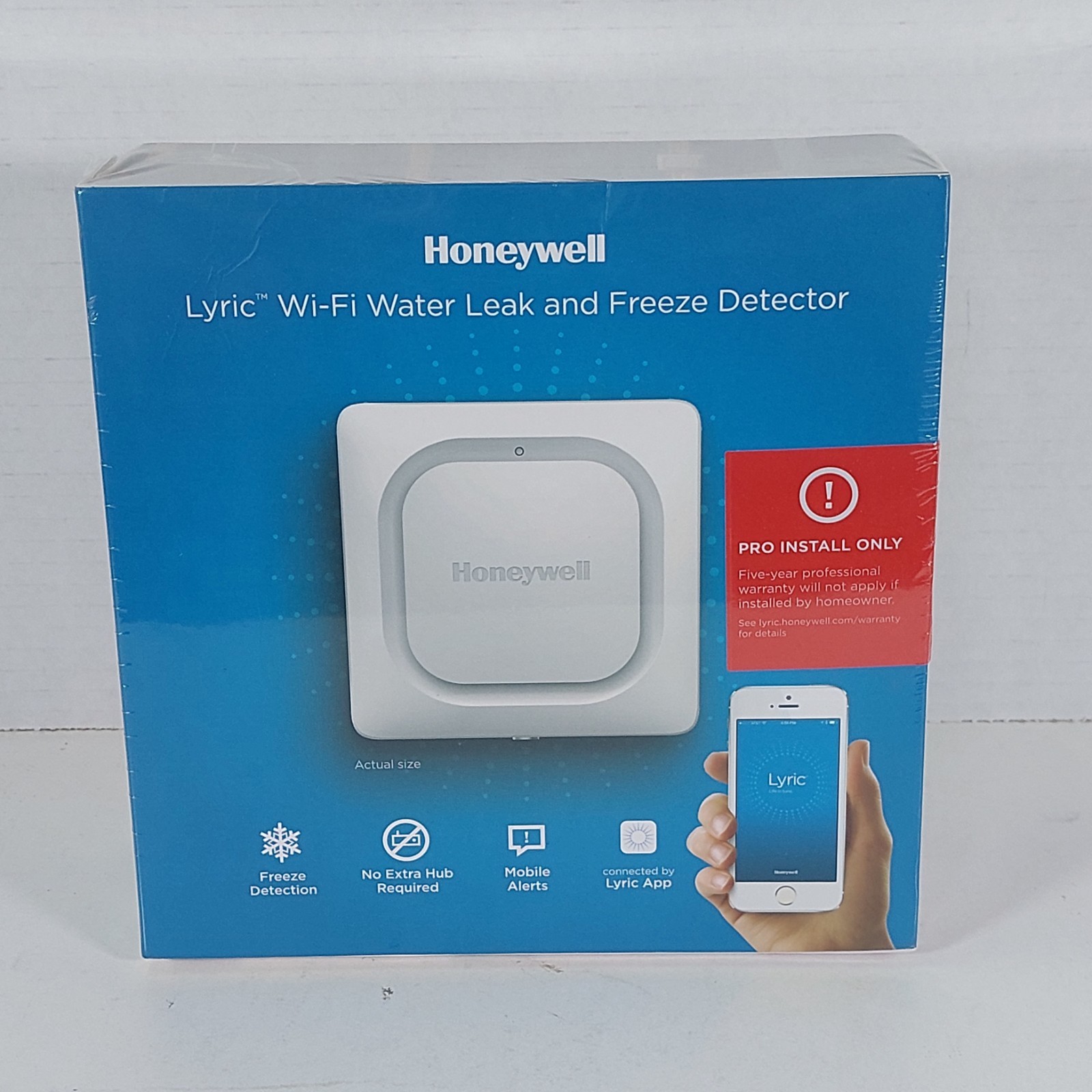 Honeywell Lyric Wi-Fi Water Leak & Freeze Detector RCHW3610WF1001, Mobile Alerts