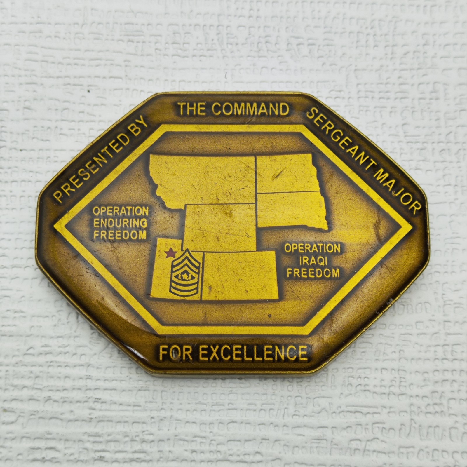 US Army 96th Regional Readiness Command Challenge Coin