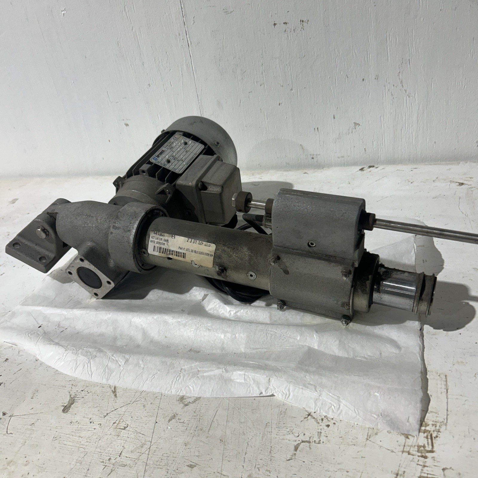 Servomech Linear Actuator. Atl 30 Rl 1 C200 Fce Ar. Atl30rl1c200 Ba Ar Fce