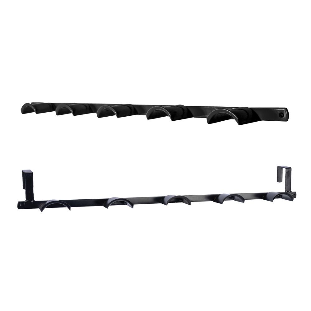 Easy-Up Coated Metal 5 Hook Rounded Tack Rack | Tack Organizer | Various Style