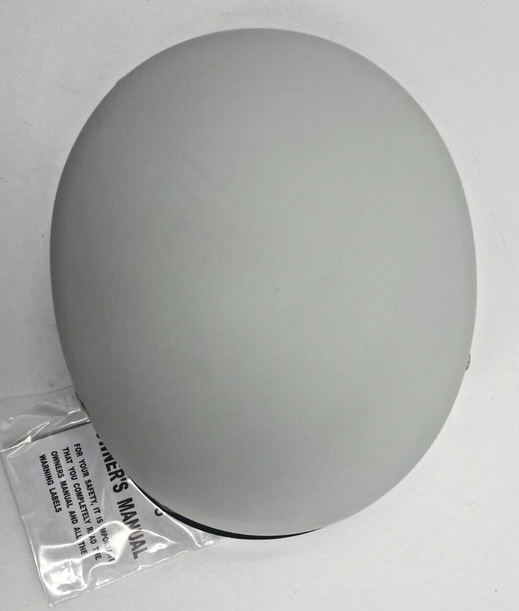 GMAX GM65S PEAK Solid Full Dressed Helmet FLAT WHITE Size SMALL 55-56CM
