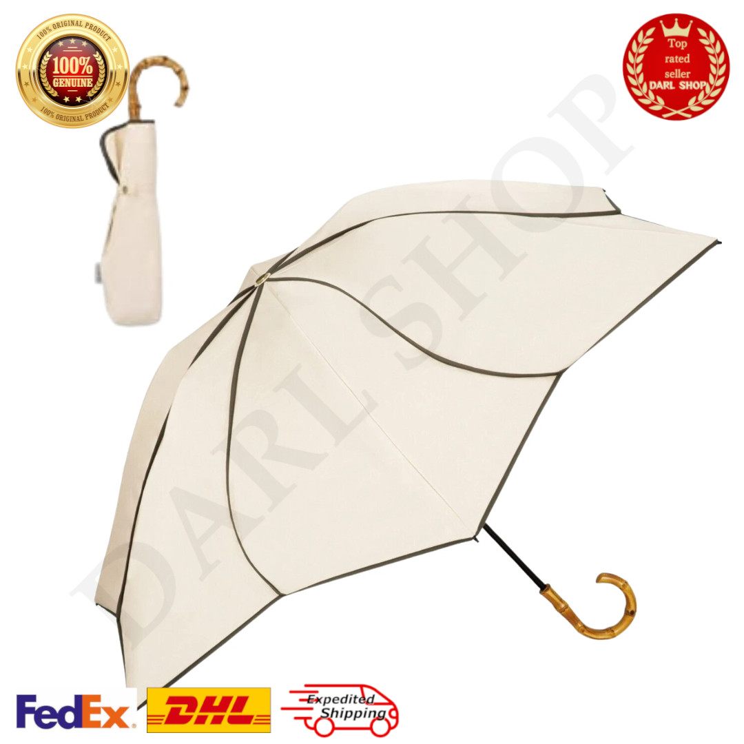 Wpc. UVO Folding Umbrella/3 Tier Floral Beige Shading rate & UV cut rate 100%