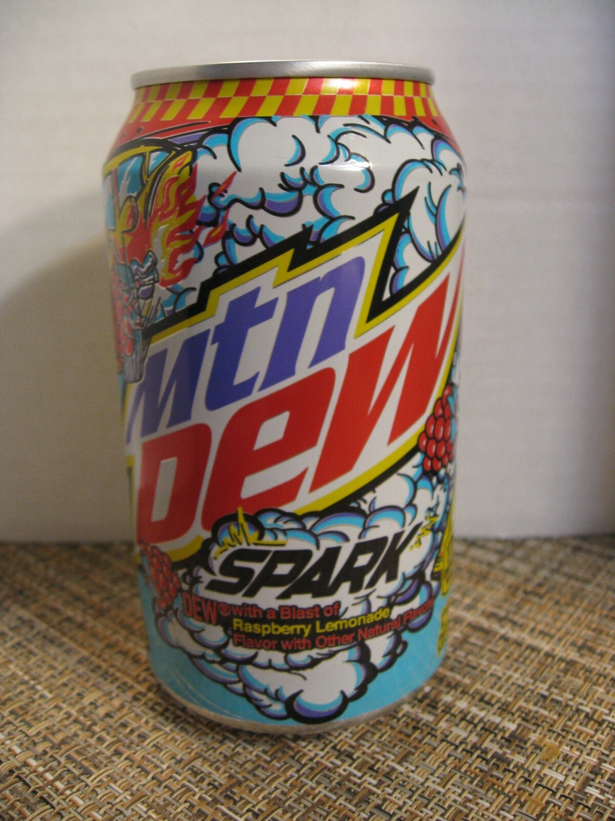 Mountain Dew Empty Can - Spark - Raspberry Lemonade - 2022