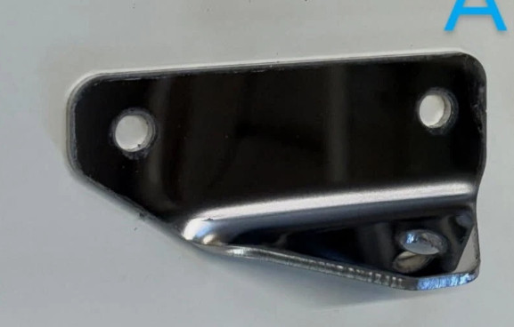 Kenworth 304 11GA STAINLESS STEEL R11-1195R BRACKET-MIRROR RH